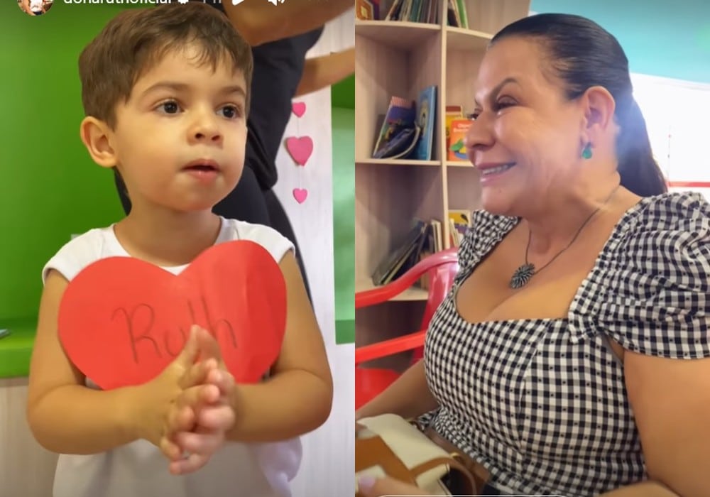 Filho de Marília Mendonça na apresentação do Dia das Mães com a avó